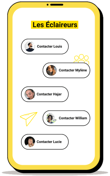 Profils d’étudiants Éclaireurs à contacter sur INSPIRE